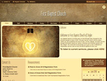 Tablet Screenshot of fbcstigler.com